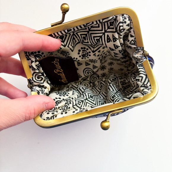 Laurel Burch Wild Cats Coin Purse Kiss Lock 5.5x4.75 RETIRED - Picture 5 of 9